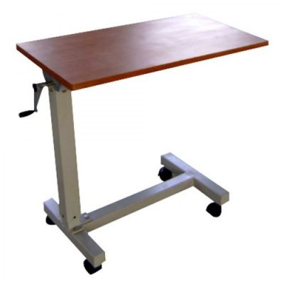 MHF 1061 Over Bed Table adjusted by Gear Handle
